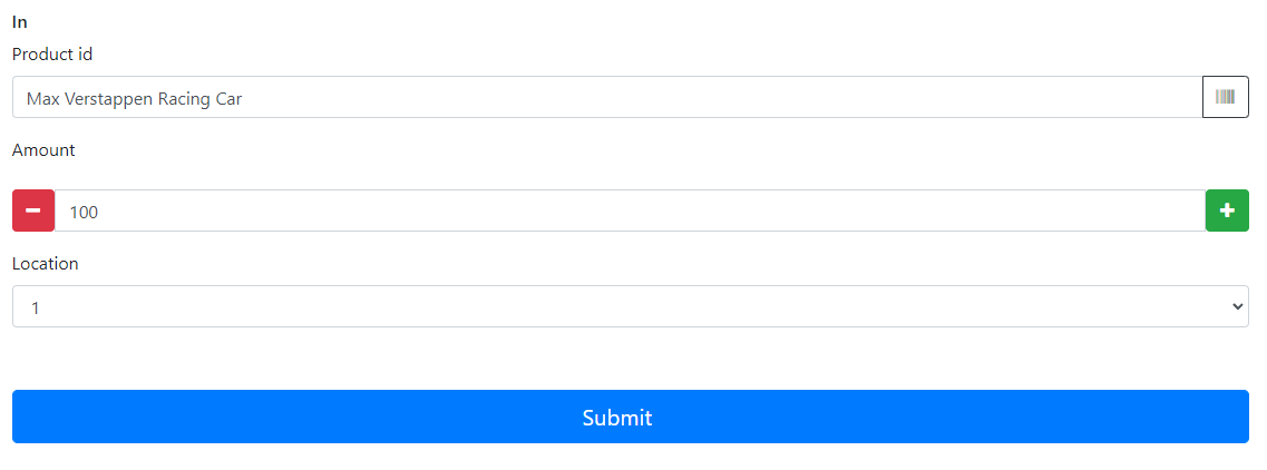 Inkomend formulier